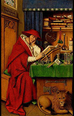 Saint Jerome in His Study